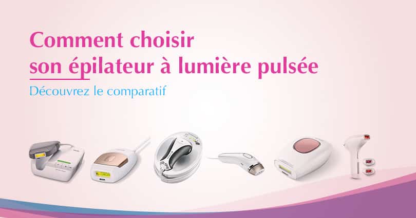 comparatif meilleur épilateur lumière pulsée